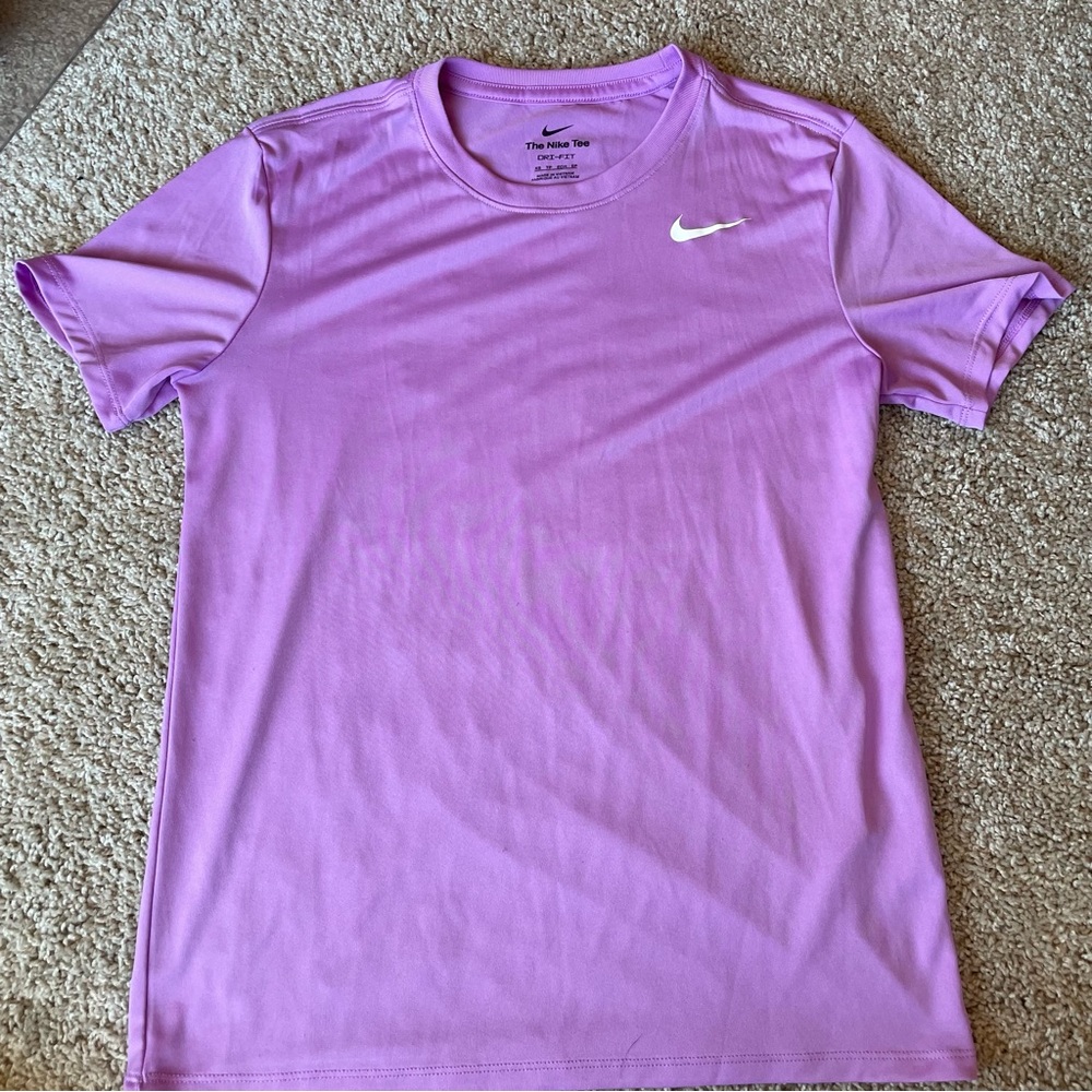 Nike Dri-Fit Women's Purple Short Sleeve Tee